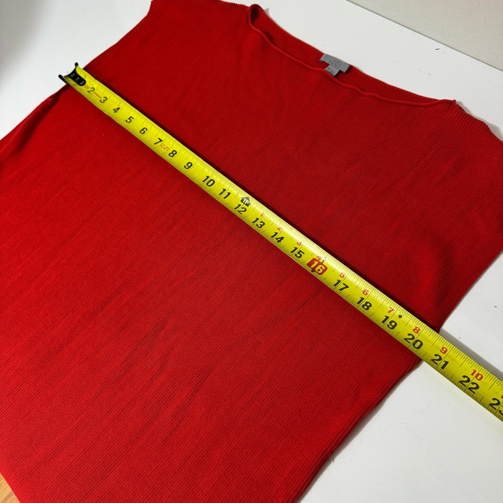 COS Vibrant blood orange Maxi Dress - Picture 6 of 8